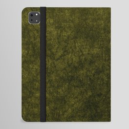 olive green velvet iPad Folio Case