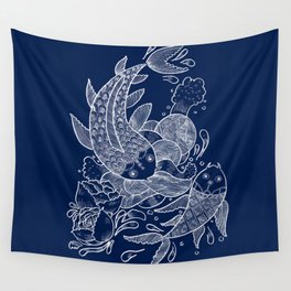 The Koi Fishes Wall Tapestry