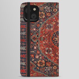 Persian Joshan Vintage Rug Pattern iPhone Wallet Case