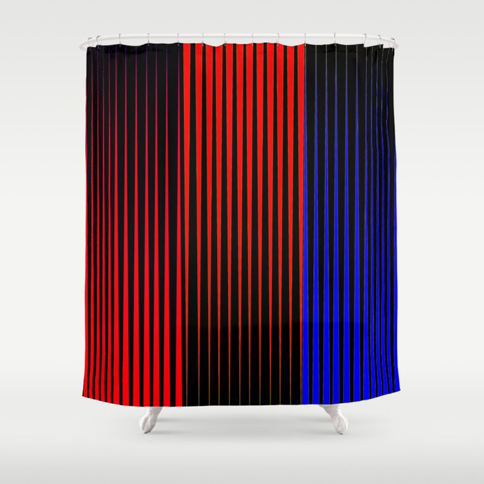 Carlos Cruz-Diez Fanfic Shower Curtain