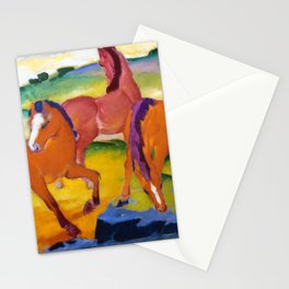 Franz Marc "Grazing Horses IV (The Red Horses)" Stationery Card