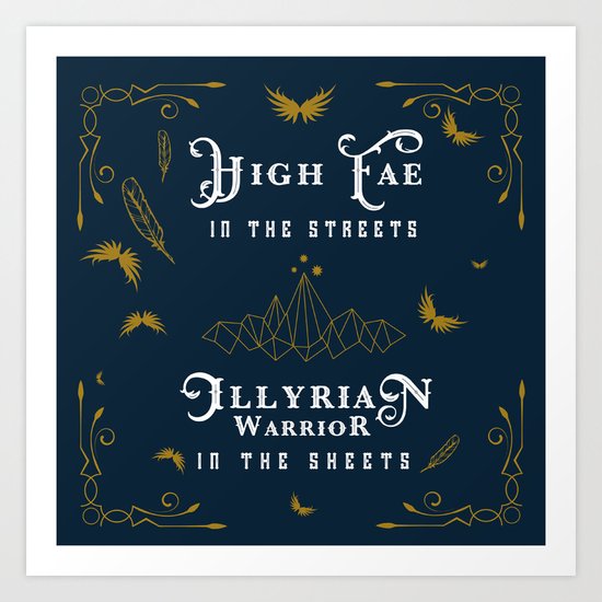 HIGH FAE IN THE STREETS Art Print