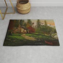 Fall Rug | Painting, Nature, Landscape 