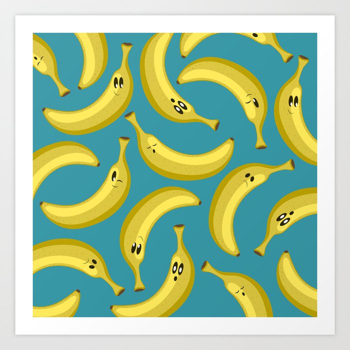 Let's Go Bananas Art Print