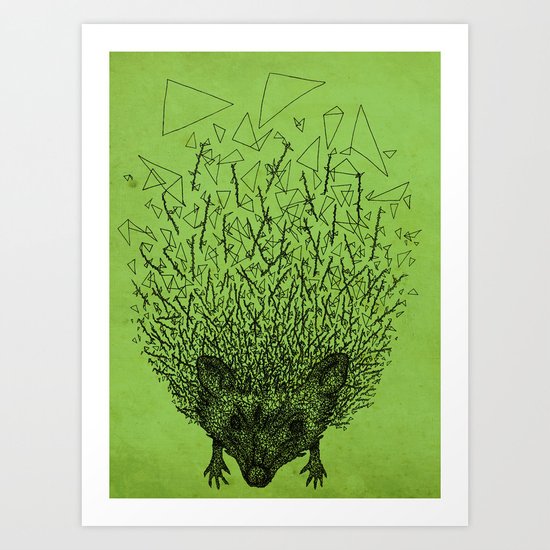 Thorny hedgehog Art Print