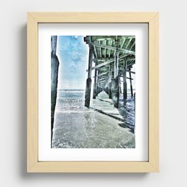 Newport Beach Pier Recessed Framed Print