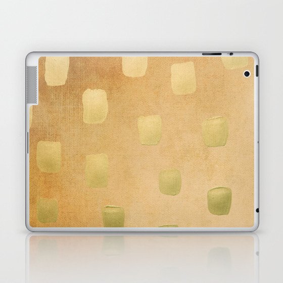 Golden Splotch Haze Laptop & iPad Skin