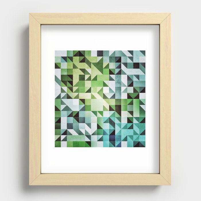 :: geometric maze II :: Recessed Framed Print