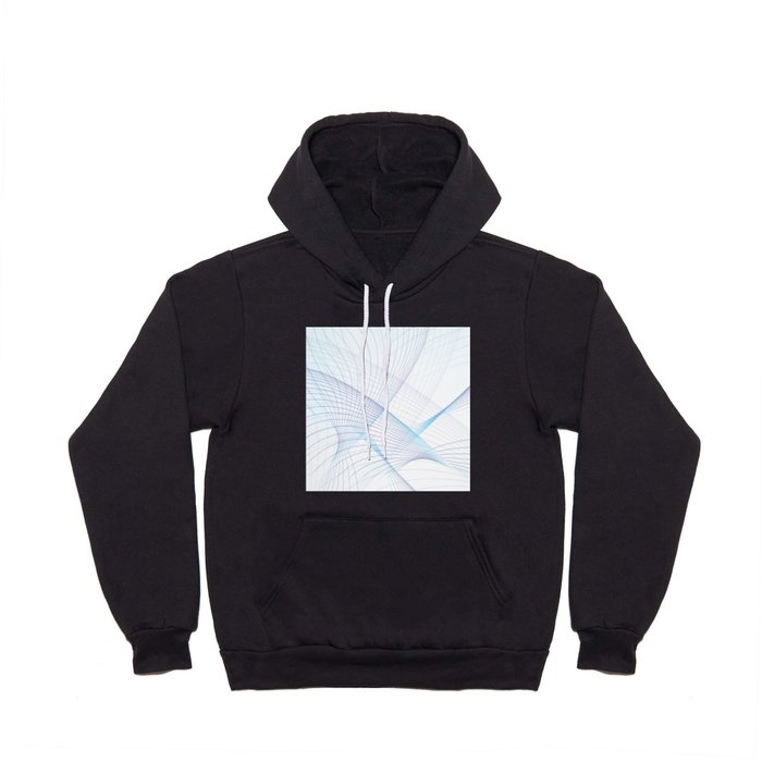 ADSTRACT BLUE CURVES. Hoody