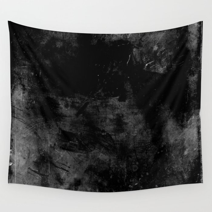 Black as coal Wall Tapestry