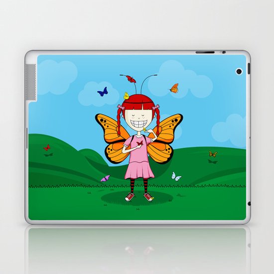 i heart butterflies Laptop & iPad Skin