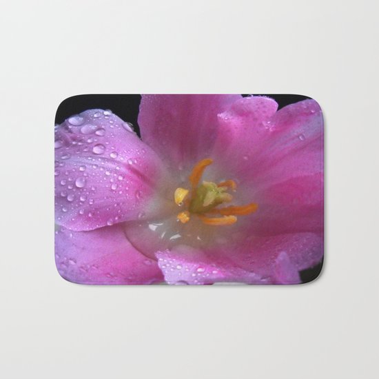 Tulip after Rain Bath Mat