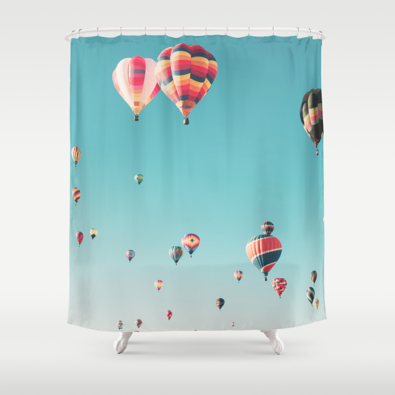 Hot Air Balloon Ride Shower Curtain Hot Air Balloon Ride Shower Curtain