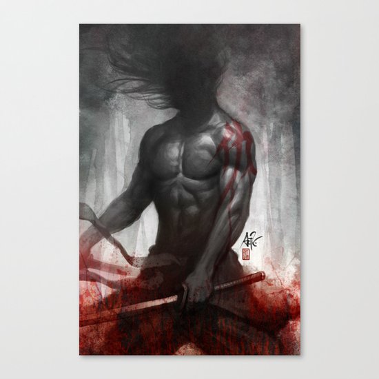Samurai Vengeance Canvas Print