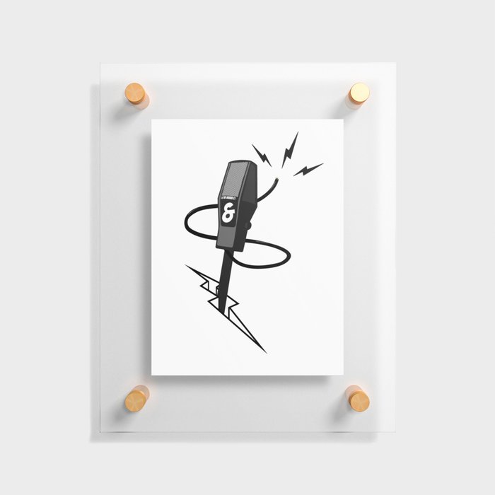 mic Floating Acrylic Print