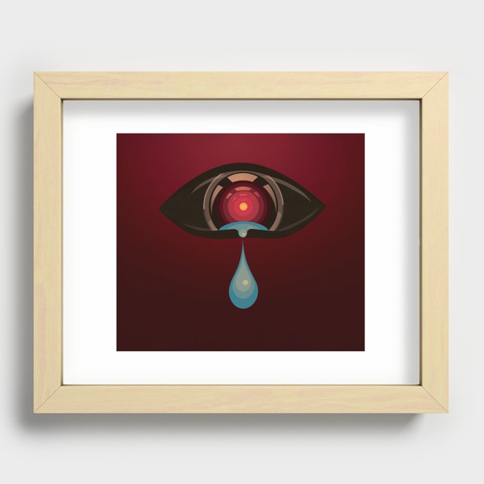 Hal's tears Recessed Framed Print