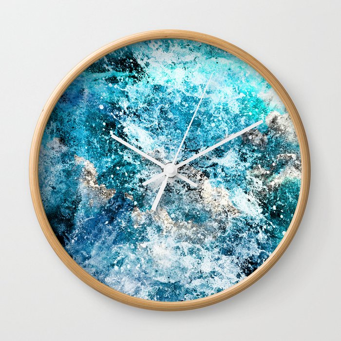 Water's Dance Wall Clock