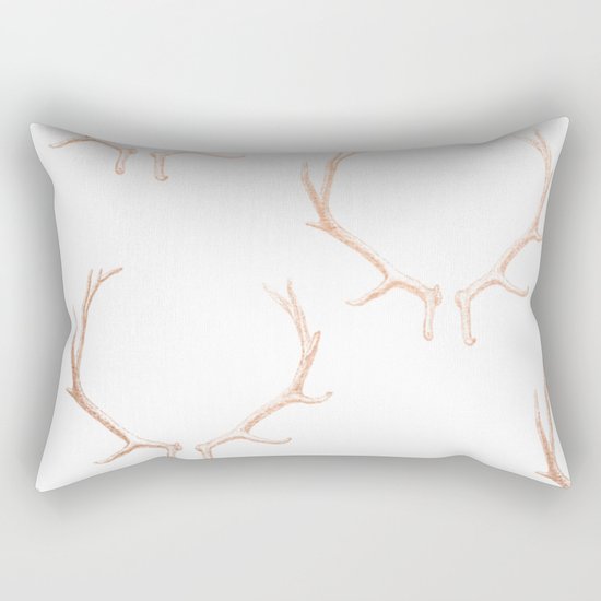 Reindeers Rectangular Pillow