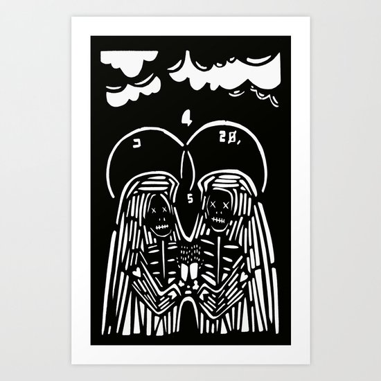 DOUBLE Art Print