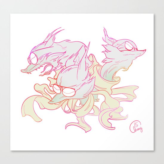 TriFoxx Canvas Print