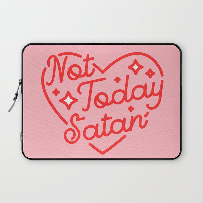not today satan II Laptop Sleeve
