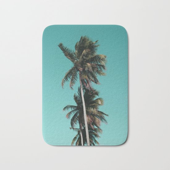 Palm tree vibes Bath Mat
