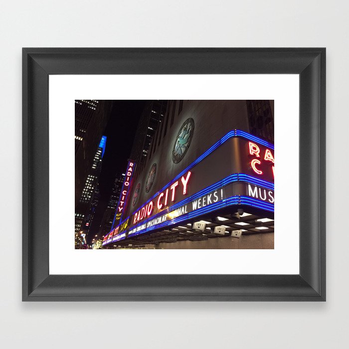 Radio City Music Hall Framed Art Print