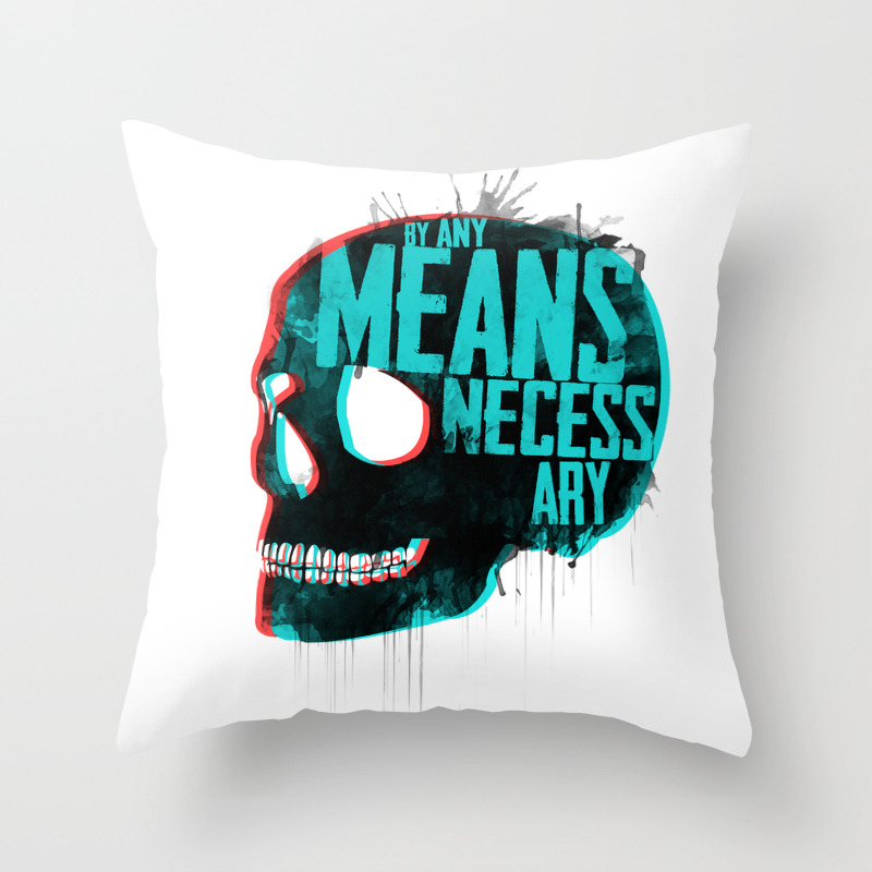 By Any Means Necessary Throw Pillow By Coreysusin Society6