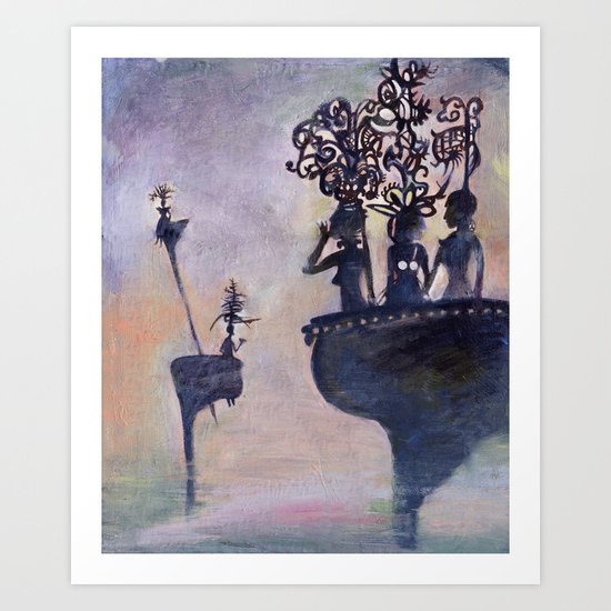 ladies from my dream Art Print
