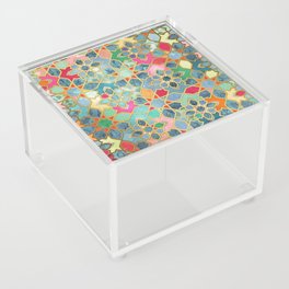 Gilt & Glory - Colorful Moroccan Mosaic Acrylic Box