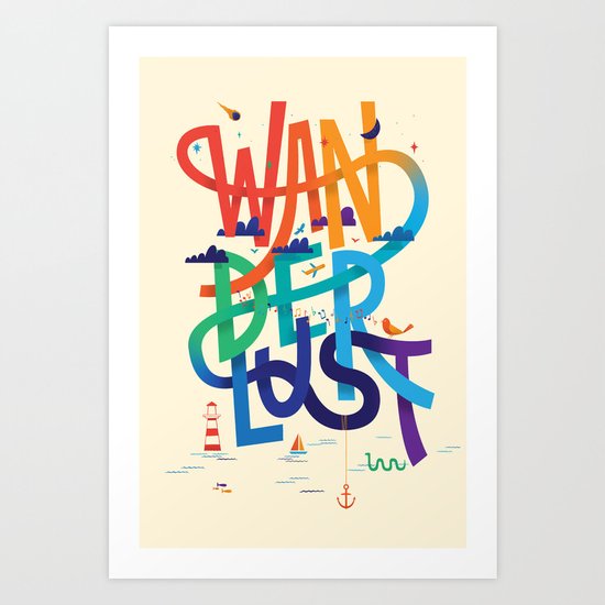 Wanderlust Art Print