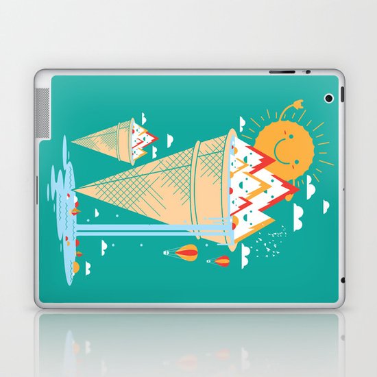 mystery island Laptop & iPad Skin
