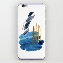 Watercolor nordic abstract iPhone Skin