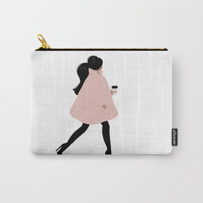 Bubble Coat Illustration by Sabina Fenn Carry-All Pouch