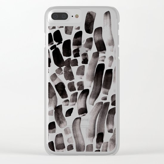 Ink Dance Clear iPhone Case