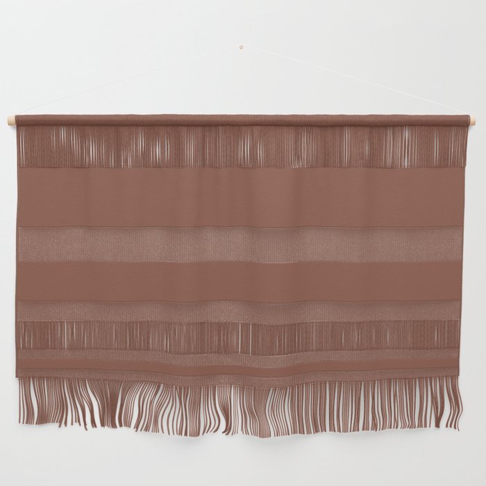 Dark Reddish Brown Solid Color Pairs PPG Warm Wassail PPG1062-7 - All One Single Shade Hue Colour Wall Hanging