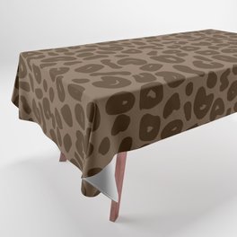 Leopard Print Abstractions – Brown Tablecloth