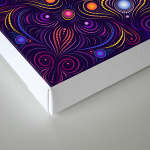 Guardian Mandala Painting Canvas Print By Anastasiahelten Society6