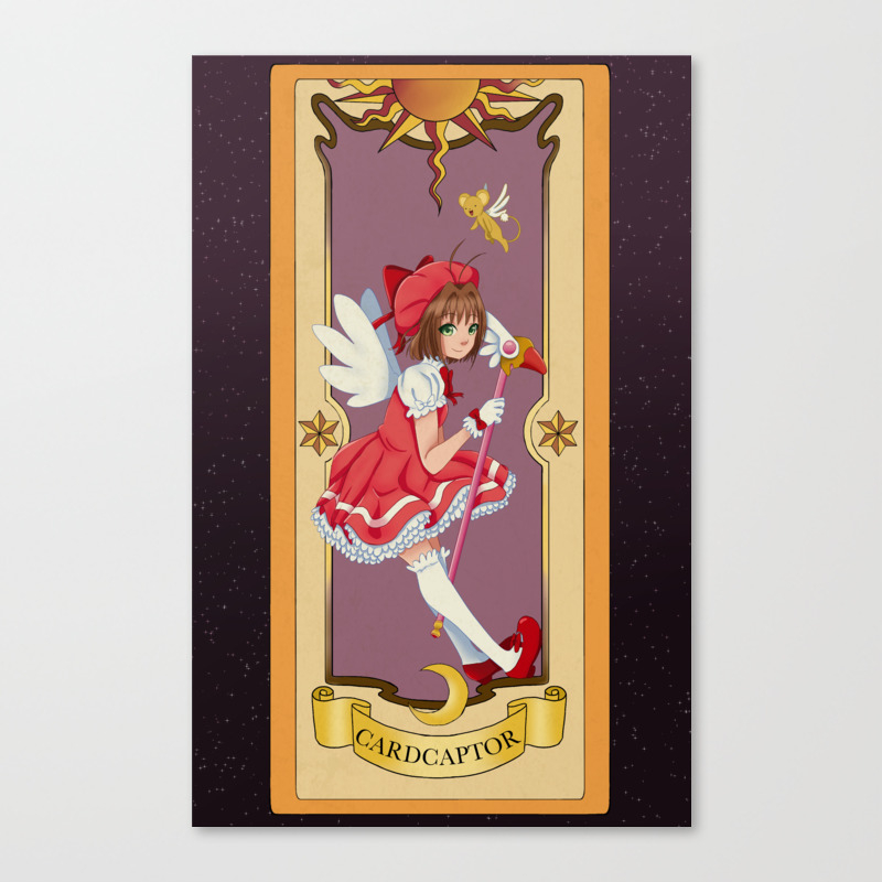 Clow Card Canvas Print By Creebelle Society6 The clow cards are 52 magical cards revealed in the manga and anime series, cardcaptor sakura. society6