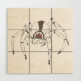 Space Spiders on Prom Day Wood Wall Art