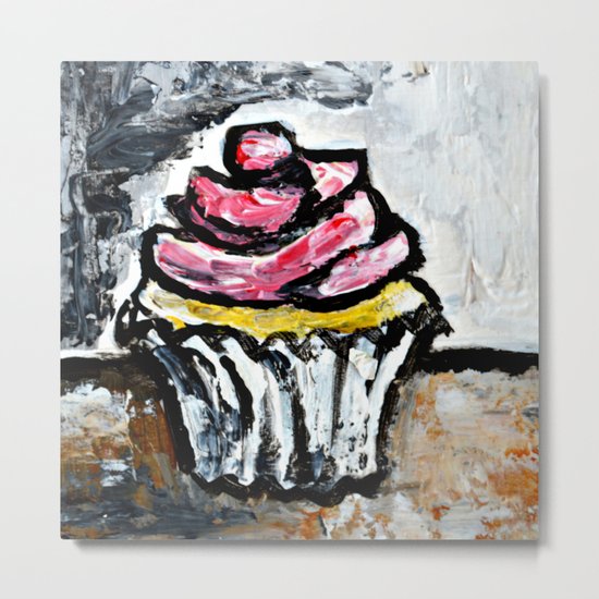 Sweet Treats Still Life: Cupcake Metal Print