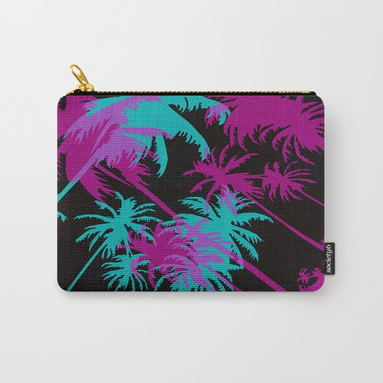 California Palm Trees at Night Carry-All Pouch