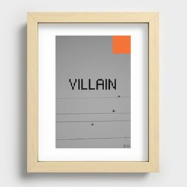 VILLAIN! Recessed Framed Print