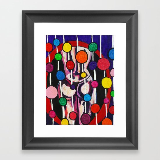Through the Veil Framed Art Print