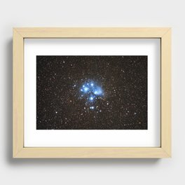 Pleiades "The Seven Sisters" (M45) Recessed Framed Print