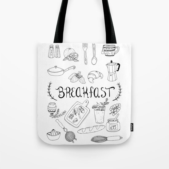Breakfast Tote Bag