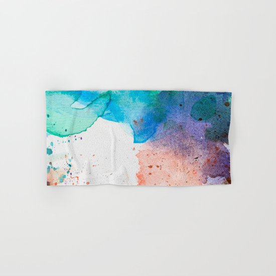 Pastel Color Splash 05 Hand & Bath Towel