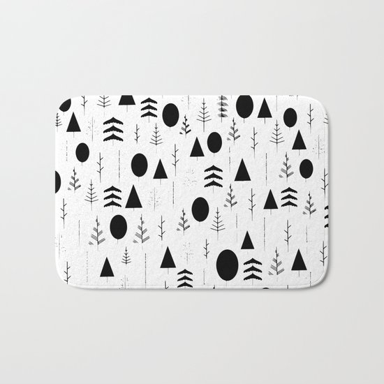 Warli Painting Bath Mat