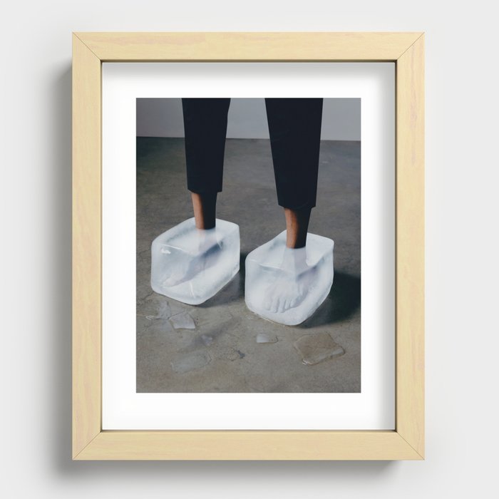 Cold Feet Recessed Framed Print