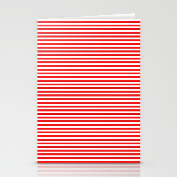red stripe Stationery Cards